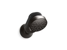 Bandeau™ Air-Induction Showerhead with Arm, Nero Marquina band