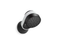 Air-Induction Showerhead with Arm, White Carrara band 0