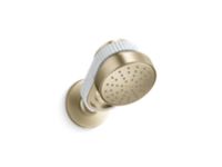 Air-Induction Showerhead with Arm, White Carrara band 0