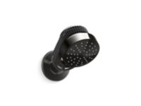 Air-Induction Showerhead with Arm, Nero Marquina band 0