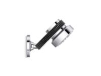 Air-Induction Showerhead with Arm, Nero Marquina band 2