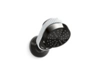 Air-Induction Showerhead with Arm, White Carrara band 0