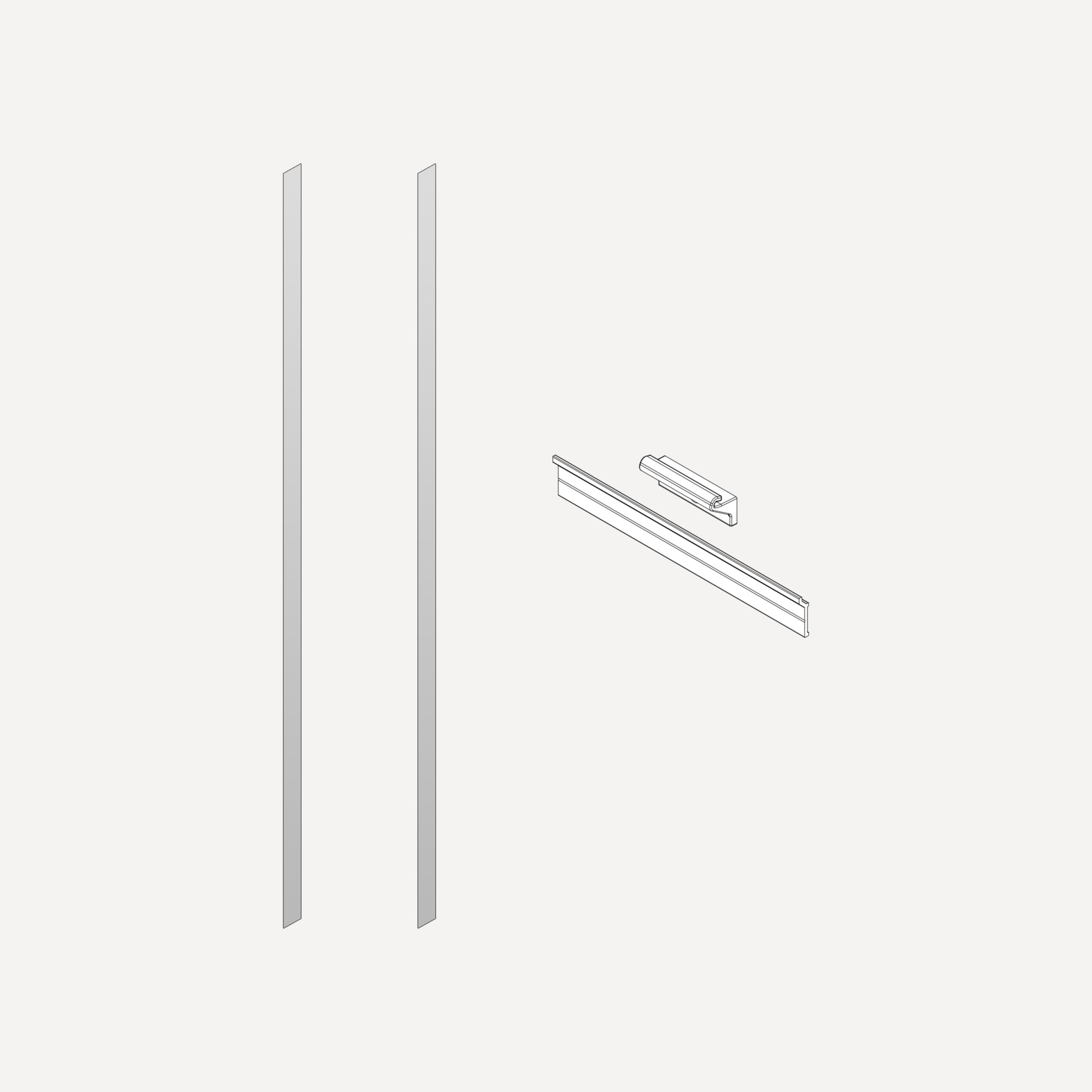 Cabinet Accessories Bathroom Accessories — Semi Recessed