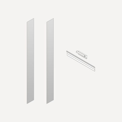 Surface-Mount and Ganging Kits, 4" x 40" x 2/25", For M Series Reserve and PL PORTRAY Cabinets Bathroom Accessories P2SM-GKIT40D4P