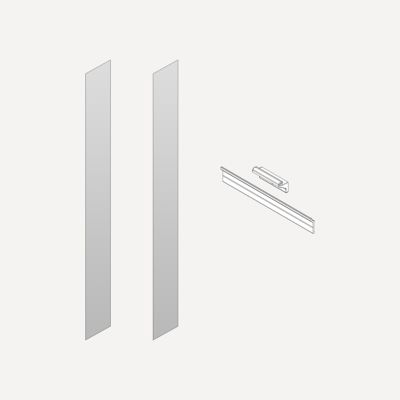 Surface-Mount and Ganging Kits, 4" x 36" x 2/25", For M Series Reserve and PL PORTRAY Cabinets Bathroom Accessories P2SM-GKIT36D4P