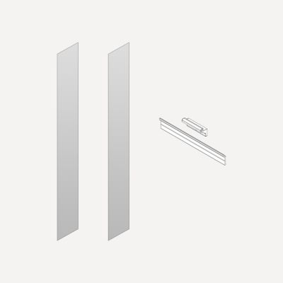 Surface-Mount and Ganging Kits, 4" x 30" x 2/25", For M Series Reserve and PL PORTRAY Cabinets Bathroom Accessories P2SM-GKIT30D4P