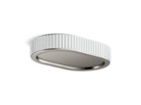 Rain Showerhead, White Carrara band 0