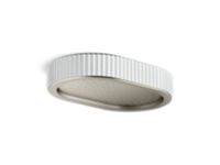 Rain Showerhead, White Carrara band 0