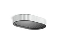 Rain Showerhead, White Carrara band 0 0