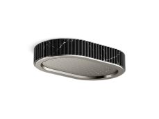 Bandeau™ Rain showerhead, Nero Marquina band