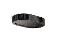 Bandeau™ Rain showerhead, Nero Marquina Band