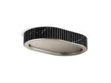 Bandeau™ Rain showerhead, Nero Marquina band