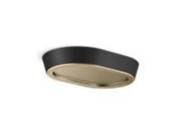 Rain Showerhead, Black Argile™ band 0