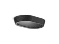 Rain Showerhead, Black Argile™ band 0 0