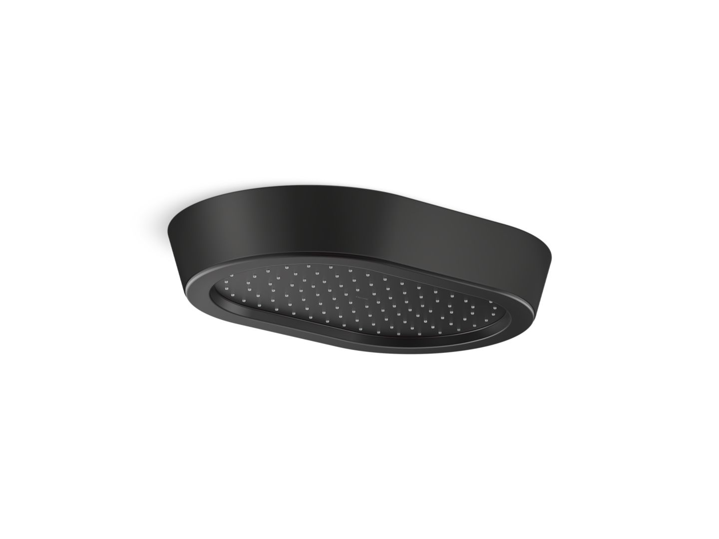 Bandeau™ Rain Showerhead, Black Argile™ band