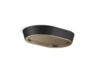 Rain Showerhead, Black Argile™ band 0