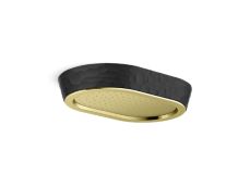 Bandeau™ Rain Showerhead, Black Argile™ band