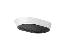 Bandeau™ Rain Showerhead, White Argile™ band