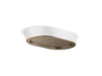 Rain Showerhead, White Argile™ band 0
