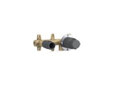 Foundations Ceramic valve for wall-mount single-control sink faucet