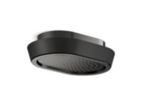 Rain Showerhead, Black Argile™ band 0 0