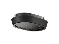 Bandeau™ Rain Showerhead, Black Argile™ band