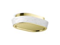 Rain Showerhead, White Argile™ band 0 0