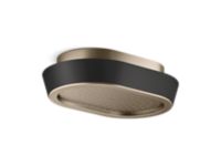 Rain Showerhead, Black Argile™ band 0 0