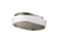 Rain Showerhead, White Argile™ band 0 0