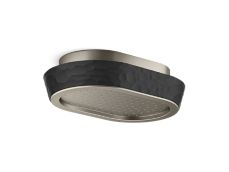 Bandeau™ Rain Showerhead, Black Argile™ band