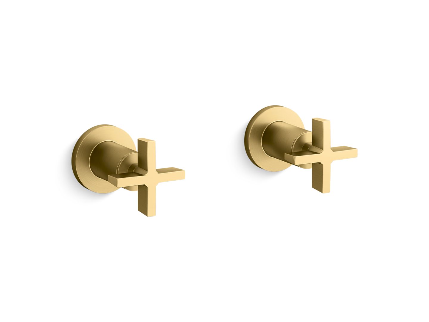 One™ Wall-mount bath faucet handles, cross