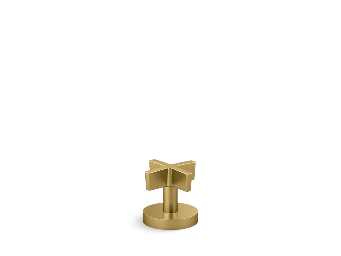 One™ Deck-mount diverter trim, cross handle
