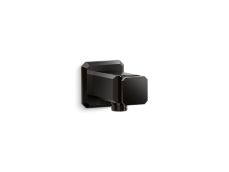 Foundations Modern Square Wall Bracket with Integrated Supply