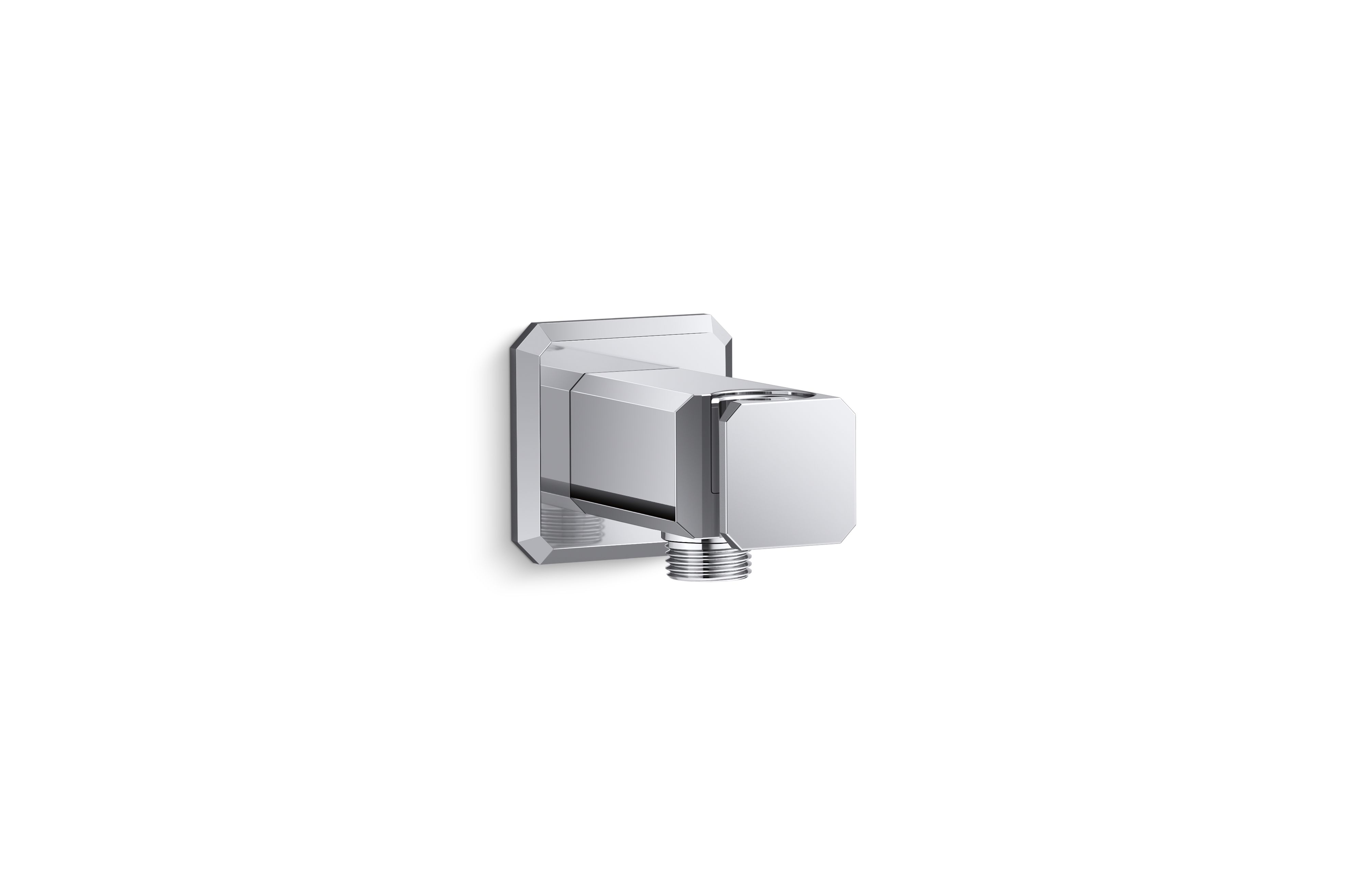 Foundations — Modern Square Wall Bracket with Integrated Supply