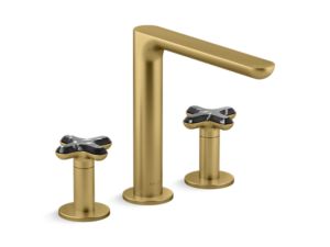 Deck-Mount Bath Faucet, Zebra Jasper