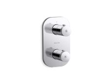 Aileron™ Stacked 2-Outlet Thermostatic Trim