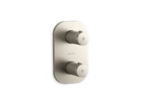 2-Outlet Stacked Thermostatic Trim 0