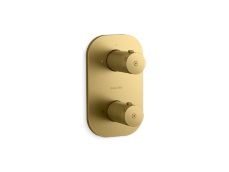 Aileron™ Stacked 2-Outlet Thermostatic Trim