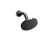 Foundations Modern Round Showerhead with Arm
