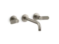 Aileron™ Wall Mount Widespread Sink Faucet, Elongated Spout