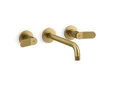 Aileron™ Wall Mount Widespread Sink Faucet, Elongated Spout