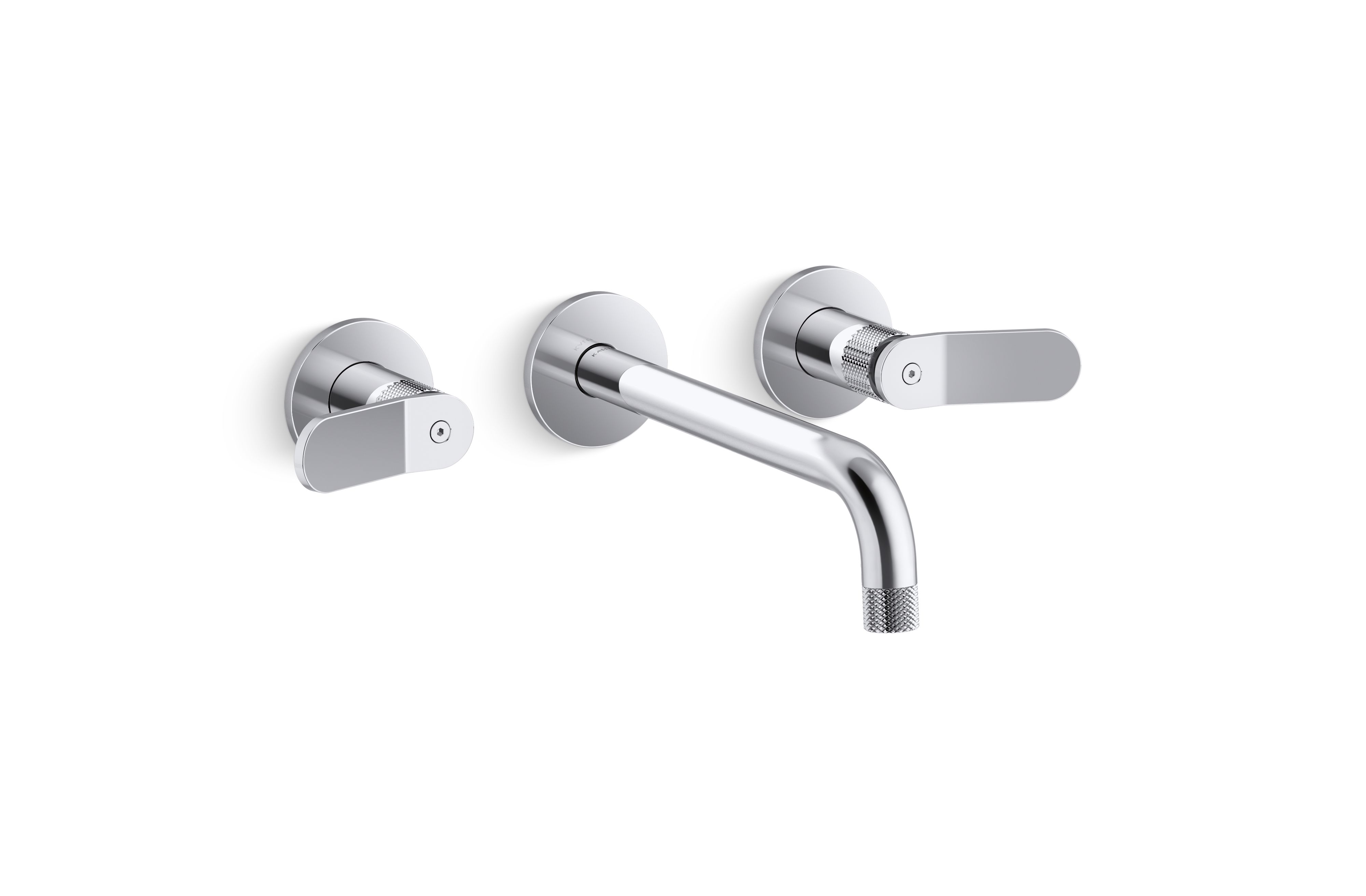 Aileron™ — Wall Mount Widespread Sink Faucet, Elongated Spout