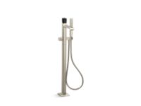 Freestanding Bath Faucet, with Handshower, Nero Marquina Stone 0