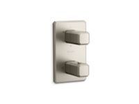 3-Outlet Stacked Thermostatic Trim 0