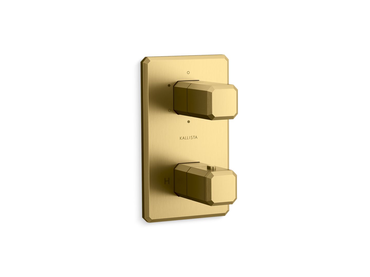 Bezel™ 3-Outlet Stacked Thermostatic Trim