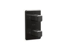 Bezel™ Stacked 2-Outlet Thermostatic Trim