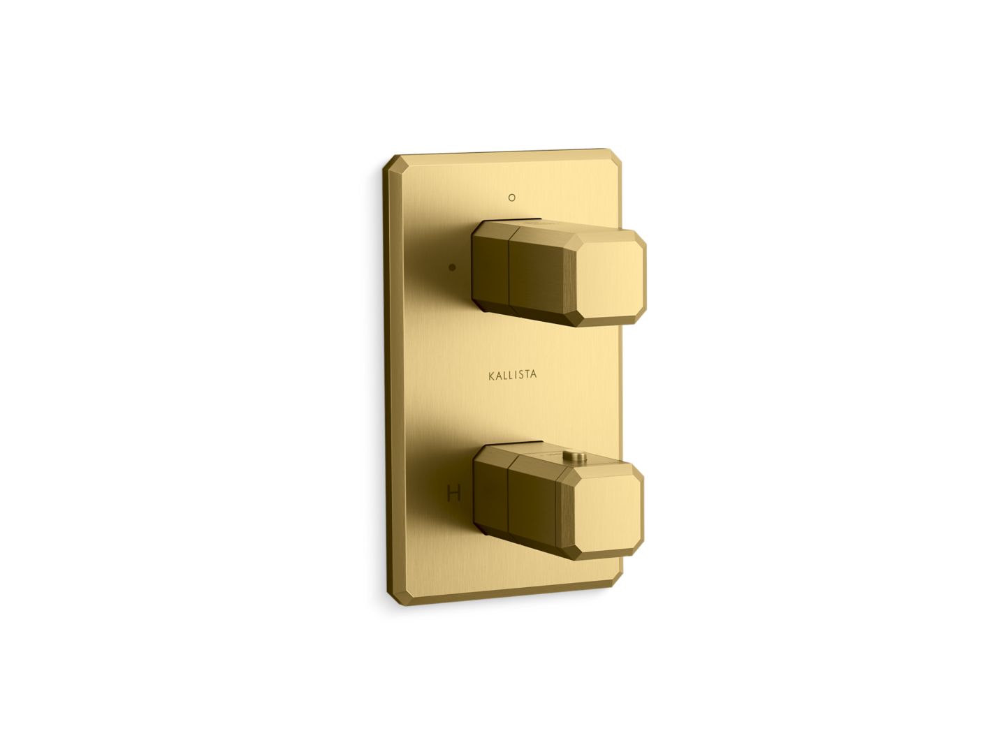 Bezel™ 2-Outlet Stacked Thermostatic Trim