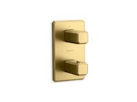 2-Outlet Stacked Thermostatic Trim 0