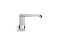 Widespread Sink Faucet, White Carrara Stone 3