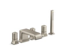 Bezel™ Deckmount Bath Faucet with Handshower and Diverter